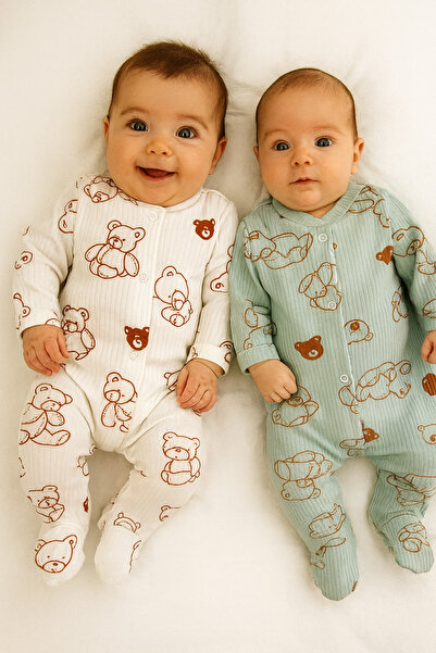 OMY 2-Piece Patterned Jumpsuit & Hospital Exit Newborn Printed Jumpsuit