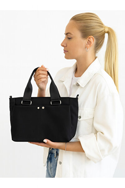 H&D COLLECTİON Geantă de mână și de umăr din piele moale de calitate medie, c...