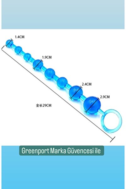 Greenport Anal Tıkaç Zevk Topu Vajina Sex Oyuncağı %100 Sili Mastürbatör Penis Işlevi Sex Oyuncak