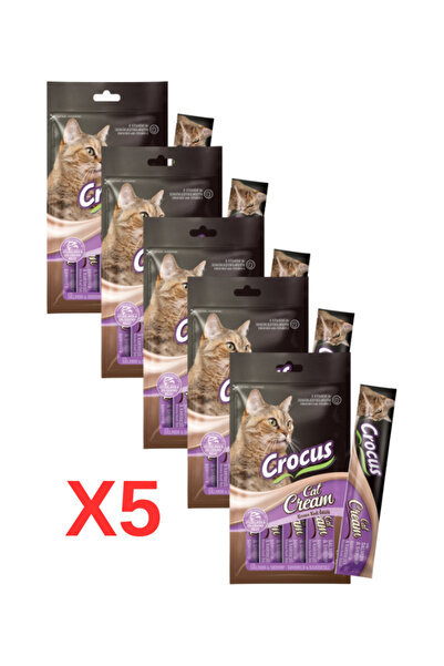 SOMONLU VE KARİDESLİ KREMA KEDİ ÖDÜLÜ 4X15 GR. 5 ADET
