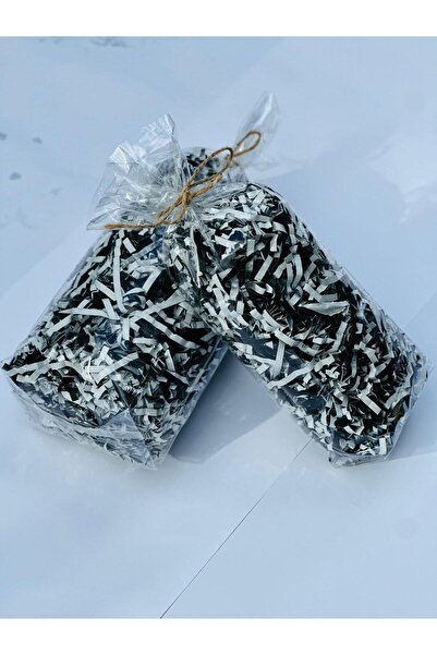 Orbak Kağıt Siyah & Beyaz Kırpık Kağıt 100 Gr | Z Zigzag Kutu Dolgu ve Süslem...