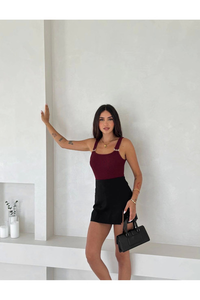 Zerenyus Οθωμανική μπλούζα με αγκράφα Claret Red