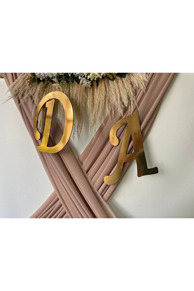 RetroLazer Kişiye Özel Nişan Söz Düğün İsimlik Harf