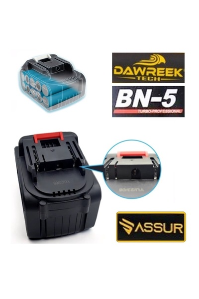 Vice Avm Assur Bn5 Dawreek Haktaş Tüm Akülü Modellere Uyumlu Şarjlı Matkap/Ta...