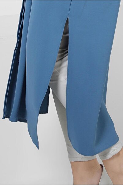 Alvina GÖMLEK YAKA TAŞ DETAYLI TUNİK 43815