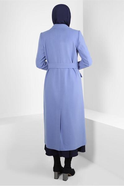 Alvina ΠΑΛΤΟ ΜΕ ΖΩΝΗ ΚΑΙ ΔΙΠΛΟ ΛΑΜΠΡΟ ΚΟΛΑΡΟ 90448