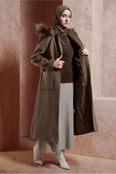 Alvina Hooded 90542 Model Coat