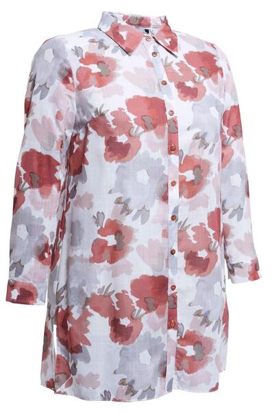 Alvina Plus Size Patterned Tunic 20536