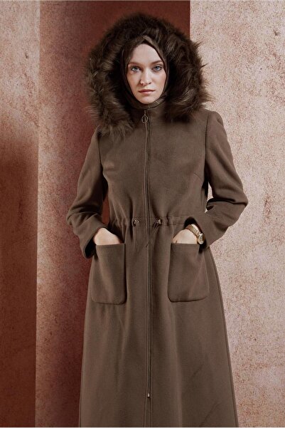Alvina Hooded 90542 Model Coat