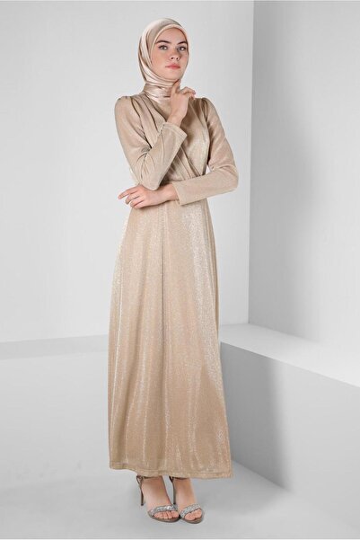 Alvina Kemerli Simli Abiye Elbise 50270