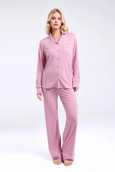 Pierre Cardin Women's Clothing Boxed Viscose 2-Piece Shirt Pajama Set Ol.Pc.8986.001