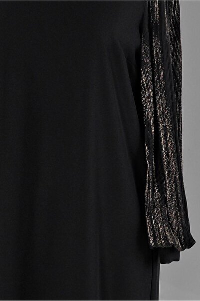 Alvina Vatkalı Fermuarlı Krep Elbise 20317