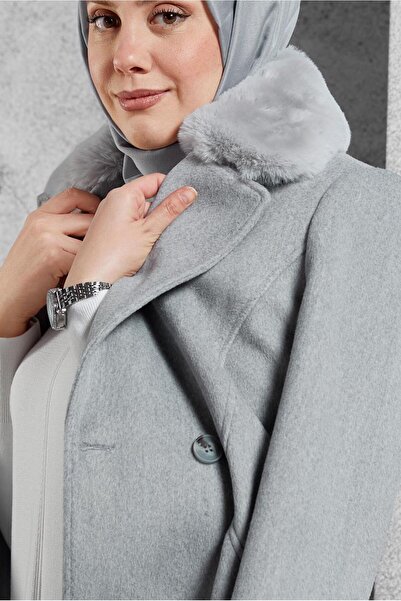 Alvina Шуба з хутряним коміром 90562