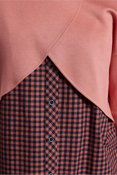 Alvina Shirt Collar Double Tunic - 45247