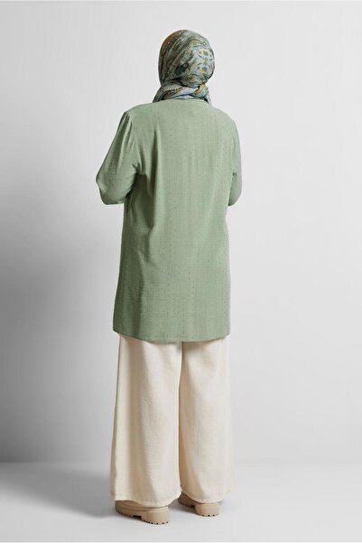 Alvina Shirt Collar Viscos Tunic 20742