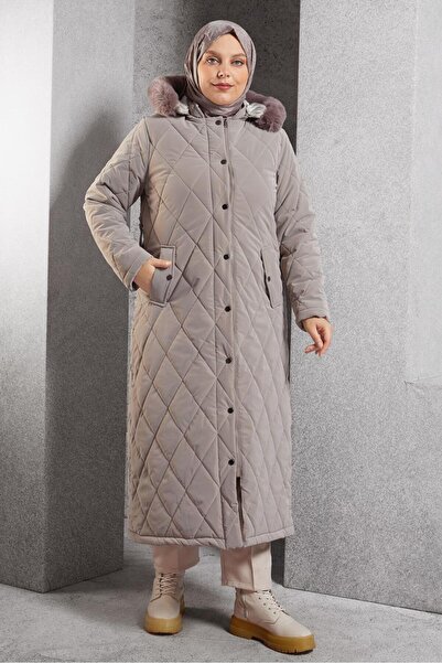 Alvina Hooded 90522 Model Coat