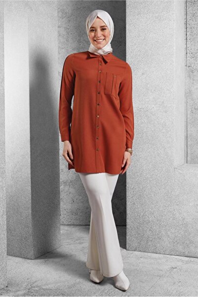 Alvina Shirt Collar Tunic 45295
