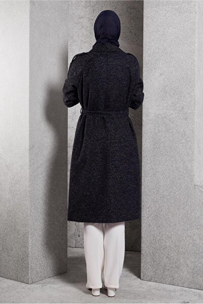 Alvina Поясний пальто з деталями - Модель 90474