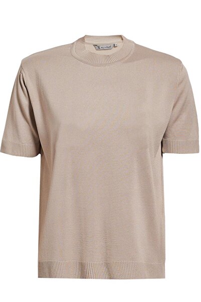 Alvina Short Sleeve Knitting Sweater 45019