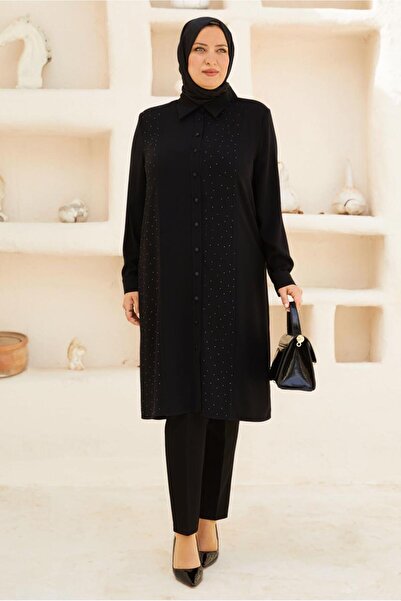 Alvina TAŞLI BÜYÜK BEDEN TUNİK 20757