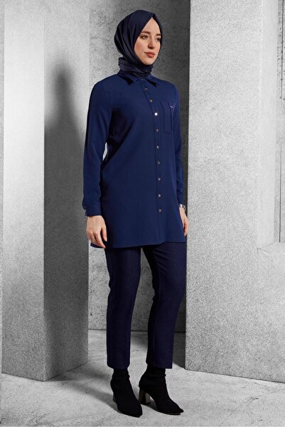 Alvina Shirt Collar Tunic 45295