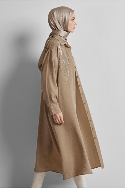 Alvina BONCUK İŞLEMELİ UZUN TUNİK 44783