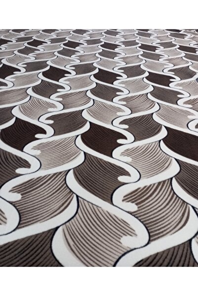 AMASYALI HOME غطاء سجاد من الصوف المطاطي بمساحة 6 متر مربع، مقاس 200*300، مع إضافة كمية إضافية من التجعيد تحته.