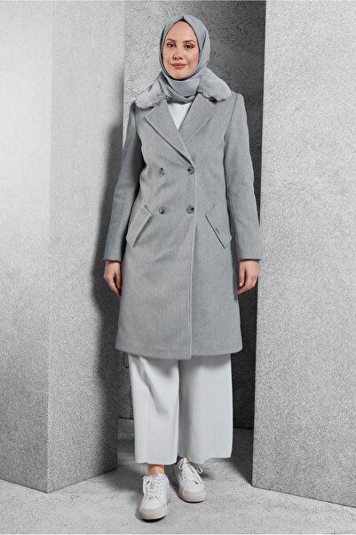 Alvina Шуба з хутряним коміром 90562