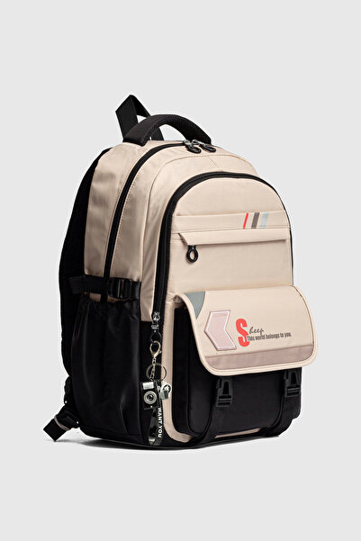 By Hakan ÇÇS 51951 OKUL SIRT ÇANTASI ÖĞRENCİ GÜNLÜK SEYAHAT TATİL SPOR YÜRÜYÜŞ GEZİ SİYAH