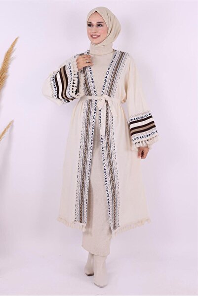 TRENDTESETTÜR ΓΥΝΑΙΚΕΙΟ ΜΠΕΖ (ΠΕΤΡΑ) ΕΘΝΙΚΟ ΣΧΕΔΙΟ ΠΛΕΚΤΟ ΚΙΜΟΝΟ T 57621