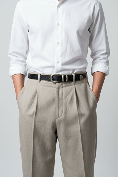 Gesa Erkek %100 Hakiki Deri kalay kaplamalı old money premium erkek kemer