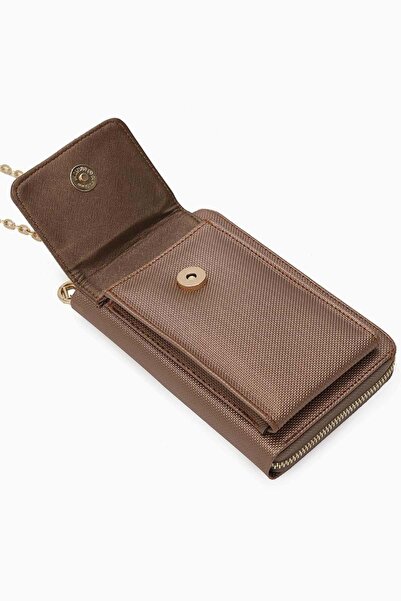 Levidor Πολυλειτουργικό χρυσοκίτρινο πορτοφόλι με θήκη τηλεφώνου - 0057c080