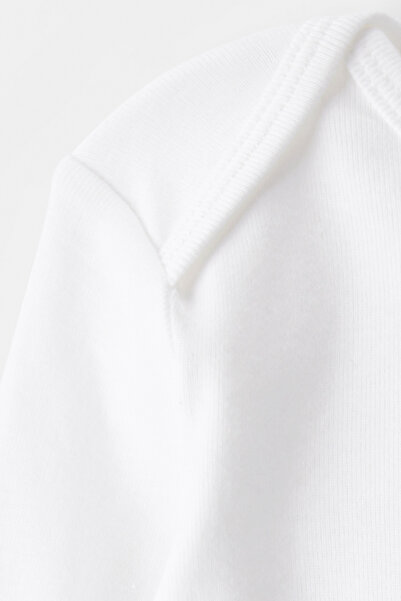 Carter's White Baby Body Set - 4 Pack, Long Sleeve