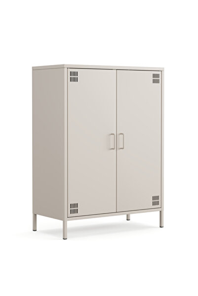 Furni24 Pera Metal Dolap 2 Kapılı 80,50 x 40 x 109,50 cm - 9 Renk Seçeneği Bu...