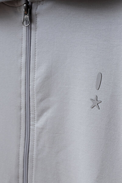 Beniizle Hooded Zippered Double Pocket Unisex Tracksuit Set