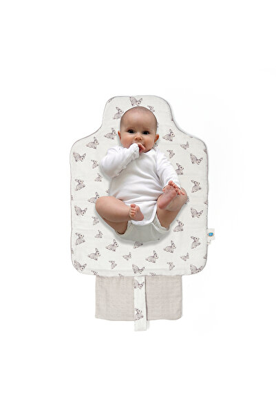 DEUX LAPINS 100% Cotton Practical Foldable Changing Mat with Bag - Iconique Lapin