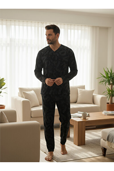 Blackspade Ανδρικό Σετ Πιτζάμες 40600 - Με σχέδιο