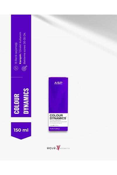 Asp Colour Dynamics Pure Purple Yarı Kalıcı Saç Boyası