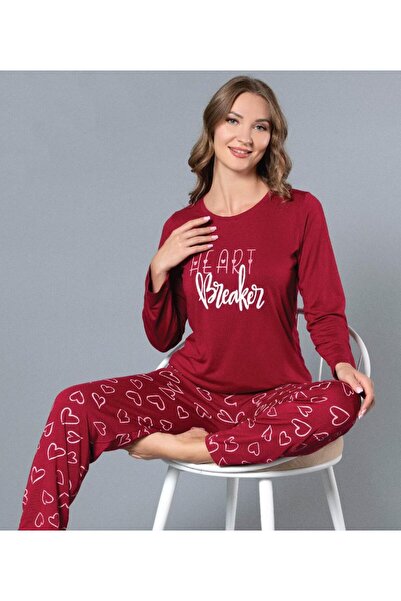 Alperi Long Sleeve Seasonal Pajama Set Viscose 790-56