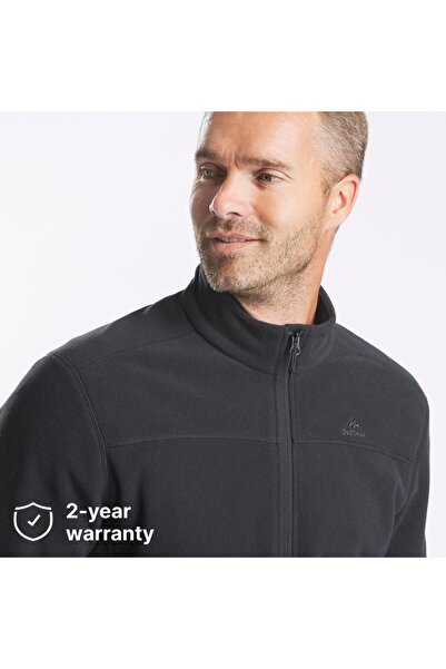 Decathlon Ανδρικό παλτό Quechua Outdoor Fleece - Μαύρο - MH100