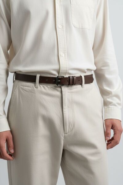 Gesa λεπτή καφέ ζώνη από παλαιό χρυσό 2,5 εκ