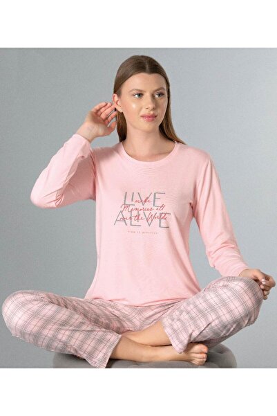 Alperi Long Sleeve Seasonal Pajama Set Viscose 790-50