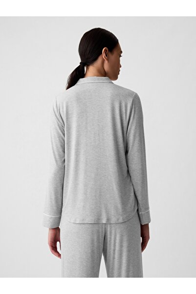 GAP Kadın Gri Modal Pijama Üstü