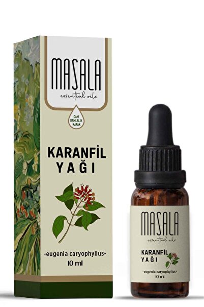 Masala زيت القرنفل النقي 10 مل. (زيت براعم القرنفل)