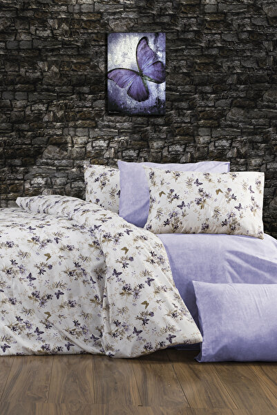 CANDAN ÇEYİZ Комплект кръгла завивка Morus 6 части, с чаршаф и ластик