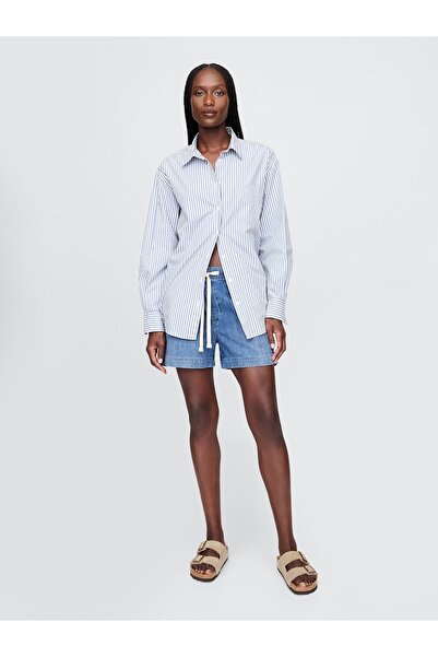 GAP Kadın Mavi Denim Şort