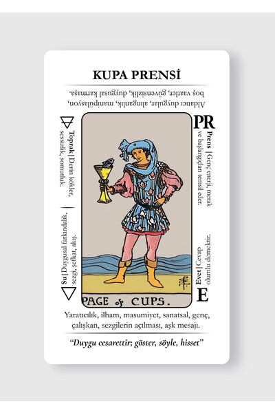 TheBillstore Başlangıç Tarot Destesi - Yeni Başlayanlar İçin 78 Kartlık Deste