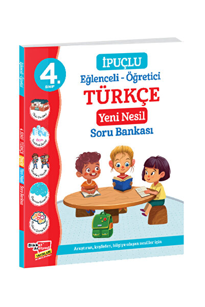 Dikkat Atölyesi Yayınları 4. Sınıf Eğlenceli - Öğretici İpuçlu Türkçe Yeni Ne...