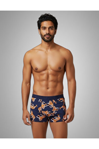 Harry Jons Ανδρικό Boxer 6 τεμαχίων με μοτίβο πολύχρωμο βαμβακερό Premium Pack