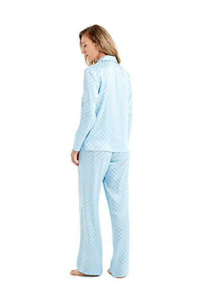 Blackspade Синій жіночий піжамний комплект - 60484